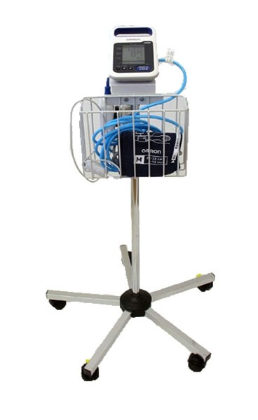 Blood Pressure Monitor Omron HBP-1300 with Trolley and Pulse Oximeter